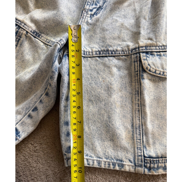 Vtg Acid Washed Shorts Mens 36x10 Baggy Cargo Jorts Made in Australia Y2K Skater - Picture 6 of 7